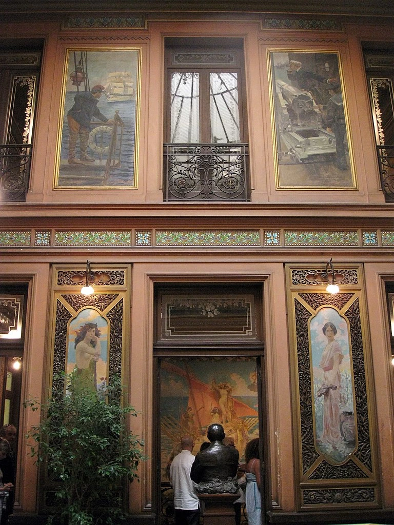 Paul Jean Gervais - Casa Parms, Perpignan, decorazione della galleria superiore